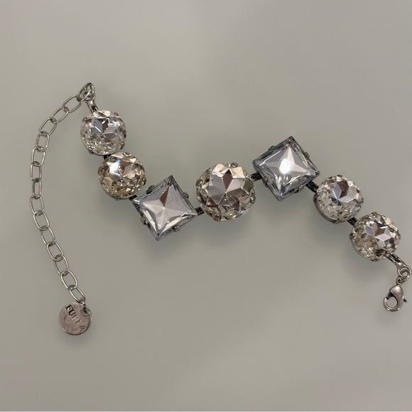 Furla | Vintage | Stunning Crystal Stone & Silver Bracelet - Picture 6 of 16